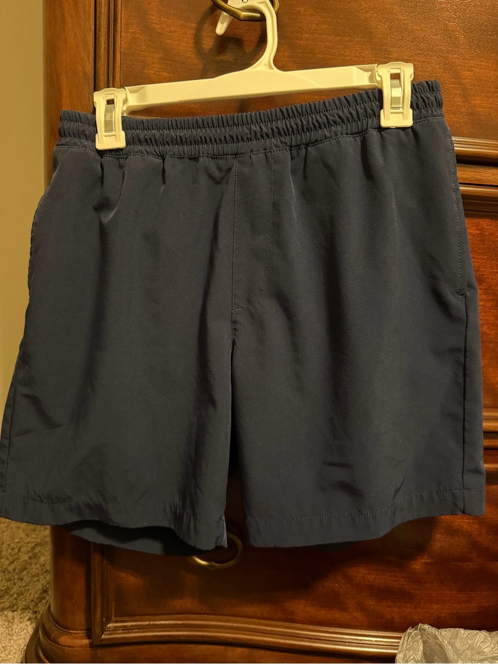 J.Crew Flex Performance Drawstring Shorts Men’s Medium Navy EUC